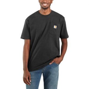 Carhartt: Loose Fit Heavyweight Short-Sleeve Pocket T-Shirt (Carbon Heather)