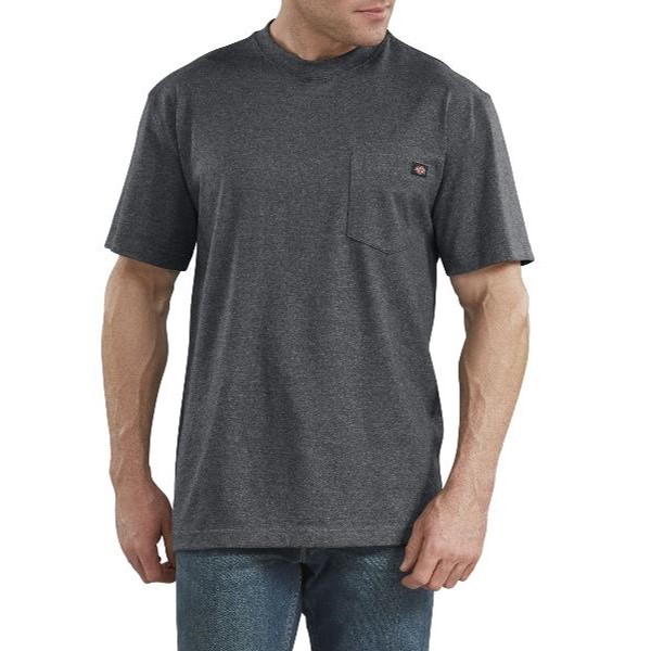 Dickies: Short Sleeve Heavyweight Heathered T-Shirt (Charcoal Gray Heather)