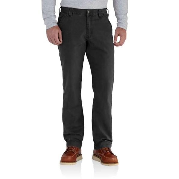 Carhartt: Rugged Flex® Relaxed Fit Canvas Work Pant (Black)
