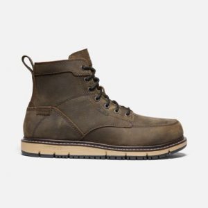 Keen Utility: Men's San Jose 6" Waterproof Aluminum Toe Boot (Cascade Brown/Black)