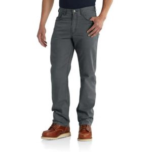 Carhartt: Rugged Flex® Relaxed Fit Canvas 5-Pocket Work Pant (Elm)