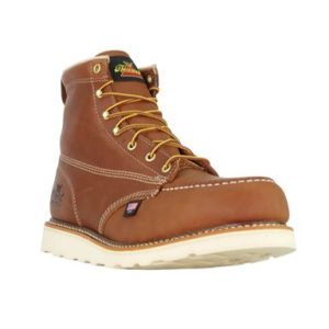 Thorogood: American Heritage 6″ Safety Toe Moc Toe MAXWear Wedge™ (Tobacco)
