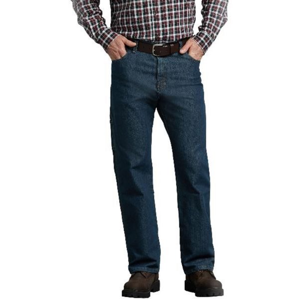 Dickies: FLEX Relaxed Fit Straight Leg 5-Pocket Carpenter Tough Max™ Denim Jeans (Heritage Tinted Khaki)