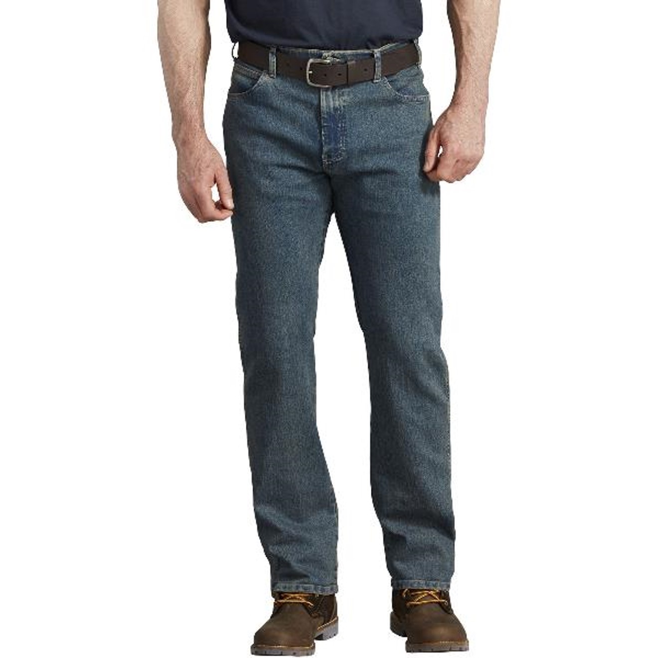 Dickies: FLEX Active Waist 5-Pocket Regular Fit Jeans (Heritage Tinted Khaki)