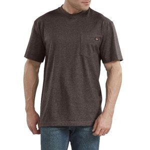 Dickies: Short Sleeve Heavyweight Heathered T-Shirt (Chocolate Heather)