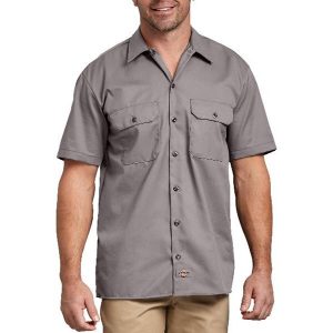 Dickies: Short Sleeve Work Shirt (Silver)