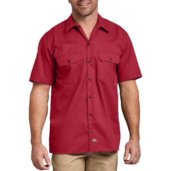 Dickies: Short Sleeve Work Shirt (English Red)