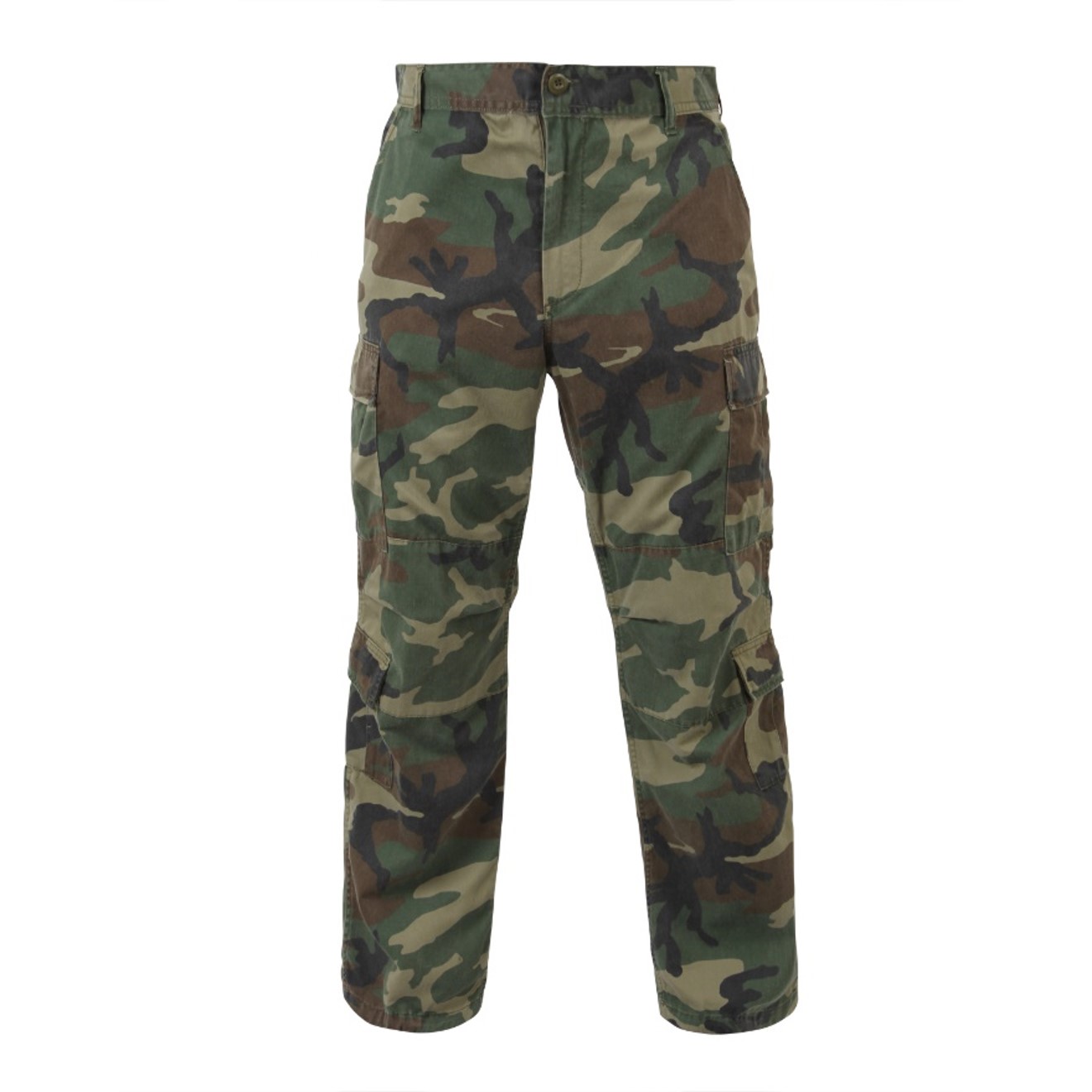 Rothco: Men's Vintage Camo Paratrooper Fatigue Pants (Woodland Camo)