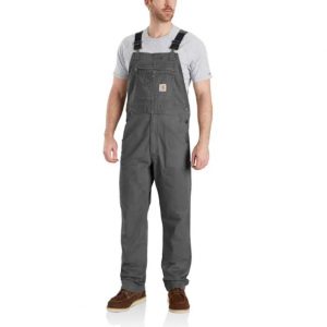 Carhartt: Rugged Flex® Relaxed Fit Canvas Bib Overall (Gravel)
