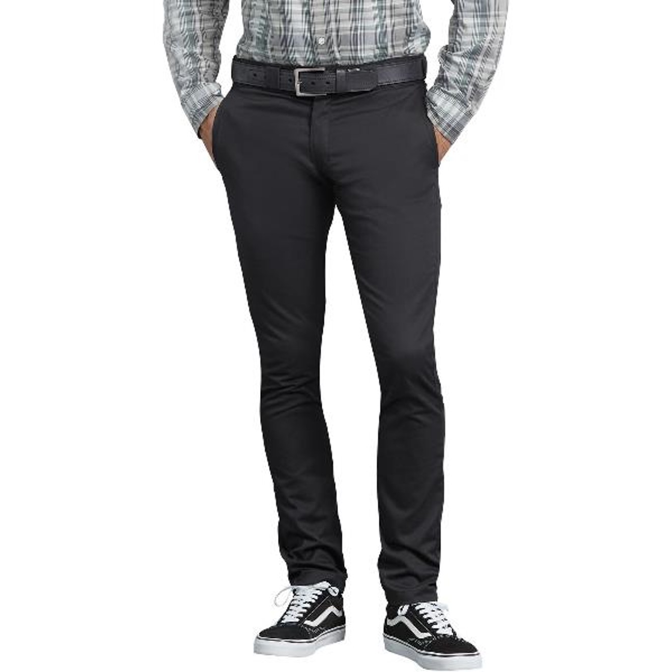 Dickies: FLEX Skinny Straight Fit Work Pants (Black)