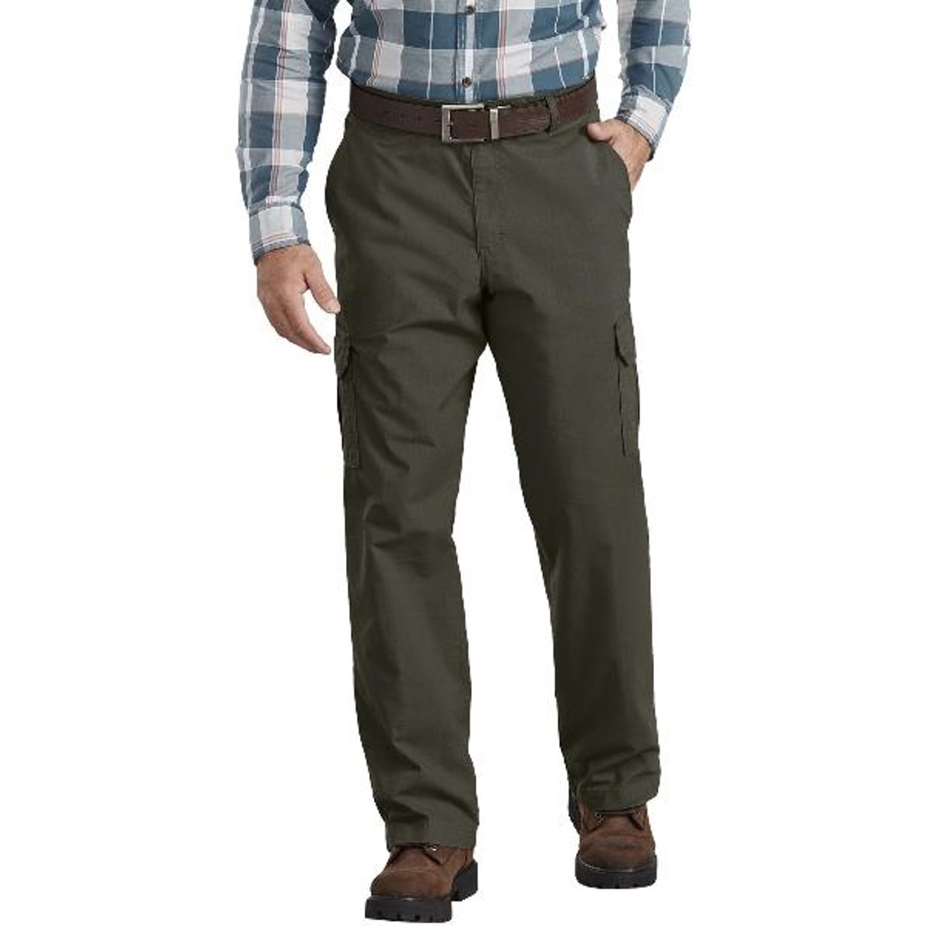 Dickies: FLEX Regular Fit Ripstop Tough Max™ Cargo Pants (Moss Green)