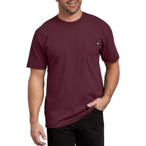 Dickies: Short Sleeve Heavyweight T-Shirt (Burgundy)