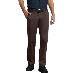 Dickies: Slim Fit Straight Leg Work Pants (Dark Brown)