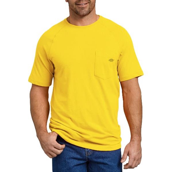 Dickies: Cooling Temp-iQ® Performance Short Sleeve Hi-Vis T-Shirt (Bright Yellow)