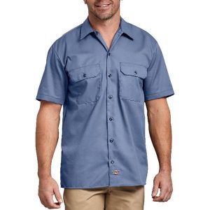 Dickies: Short Sleeve Work Shirt (Gulf Blue)