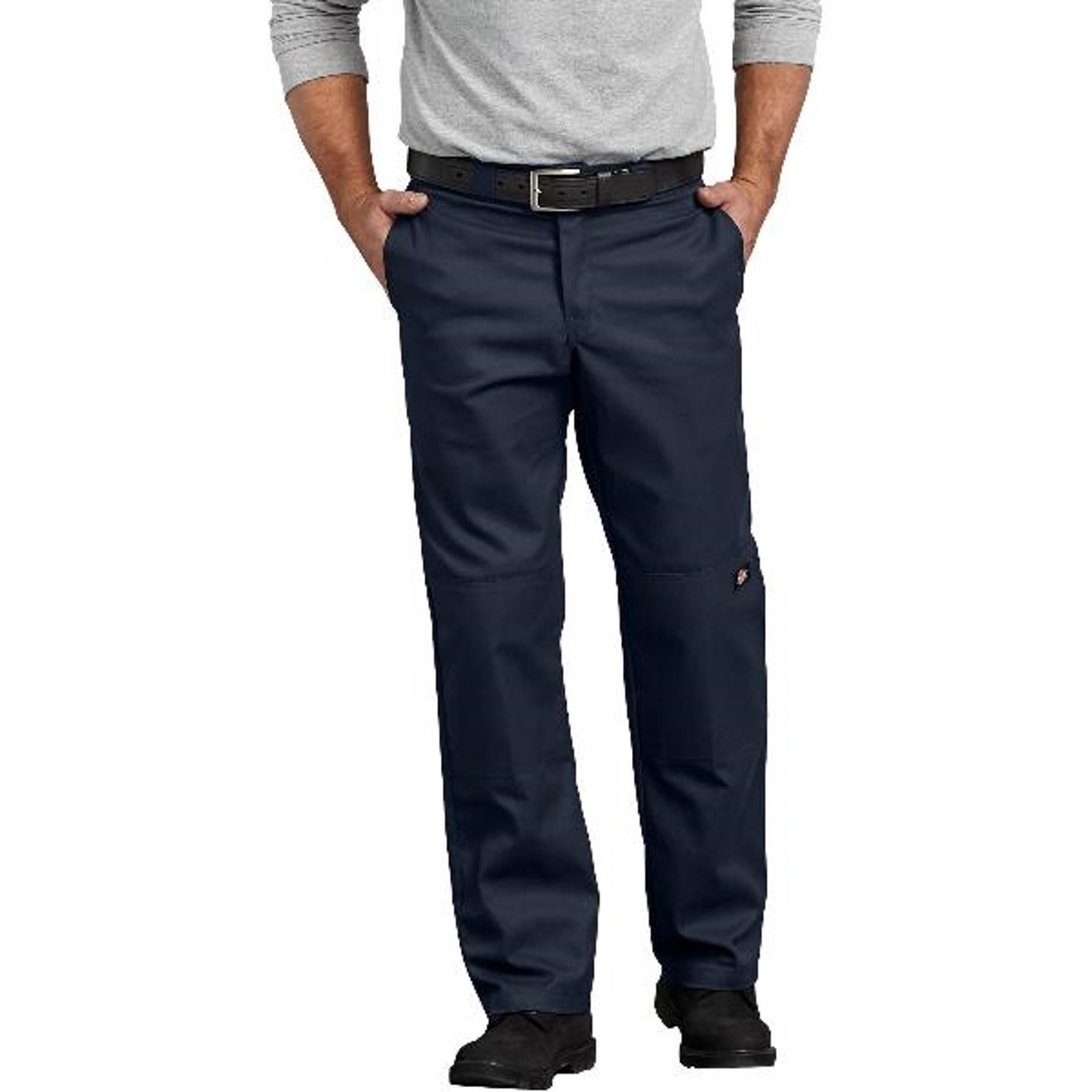 Dickies: FLEX Regular Fit Straight Leg Double Knee Work Pants (Dark Navy)
