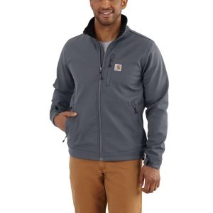 Carhartt: Rain Defender® Relaxed Fit Heavyweight Softshell Jacket (Charcoal)
