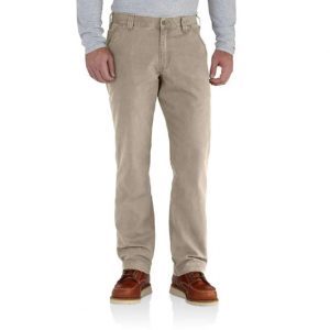 Carhartt: Rugged Flex® Relaxed Fit Canvas Work Pant (Tan)