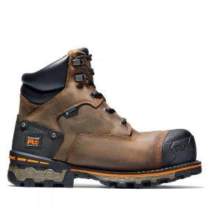 Timberland PRO: Men's Boondock 6" Composite Toe Work Boots (Brown Oiled/Distressed)