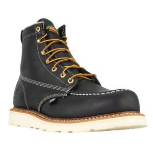 Thorogood: American Heritage 6″ Moc Toe MAXWear Wedge™ (Black)