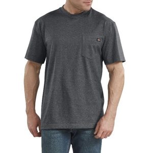 Dickies: Short Sleeve Heavyweight Heathered T-Shirt (Charcoal Gray Heather)