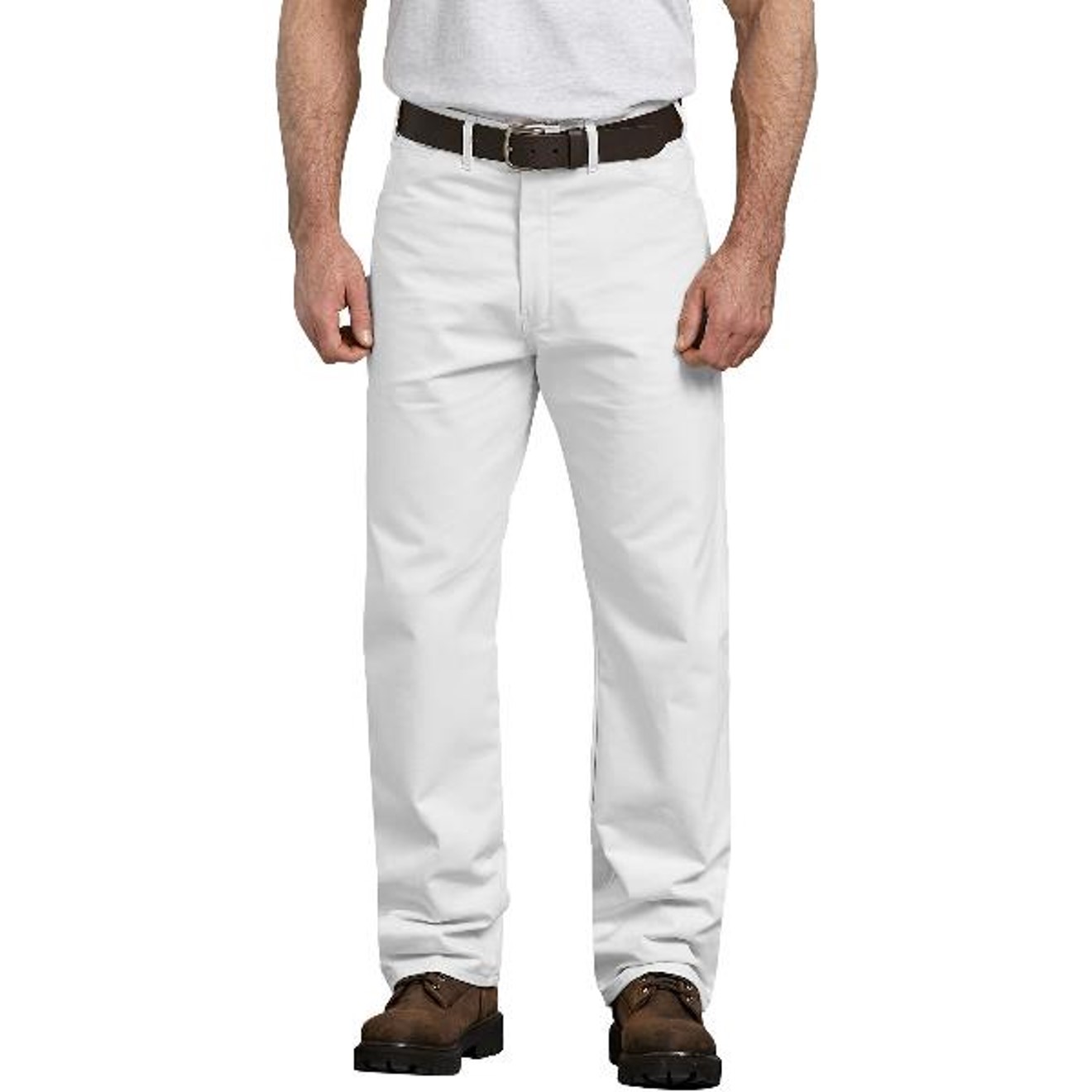 Dickies: Relaxed Fit Straight Leg Cotton Painter's Pants (White)