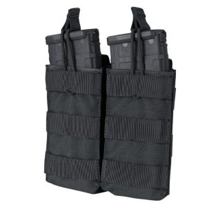 Condor Outdoor: Double M4/M16 Open Top Mag Pouch (Black)