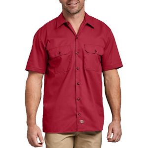 Dickies: Short Sleeve Work Shirt (English Red)