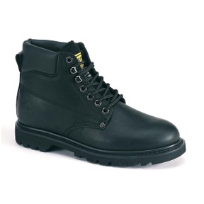 Work Zone: 611 Steel Toe Boot (Black)