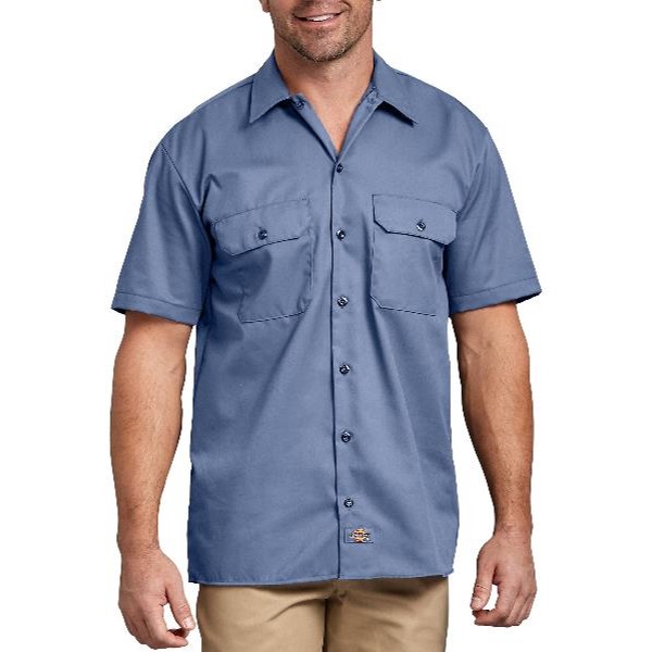 Dickies: Short Sleeve Work Shirt (Gulf Blue)