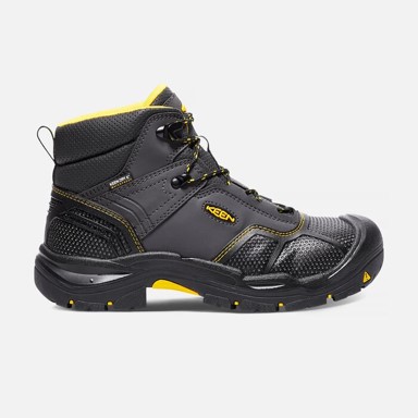 Keen Utility: Men's Logandale Waterproof Steel Toe Boot (Raven/Black)