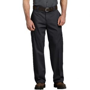 Dickies: FLEX Relaxed Fit Straight Leg Cargo Pants (Black)
