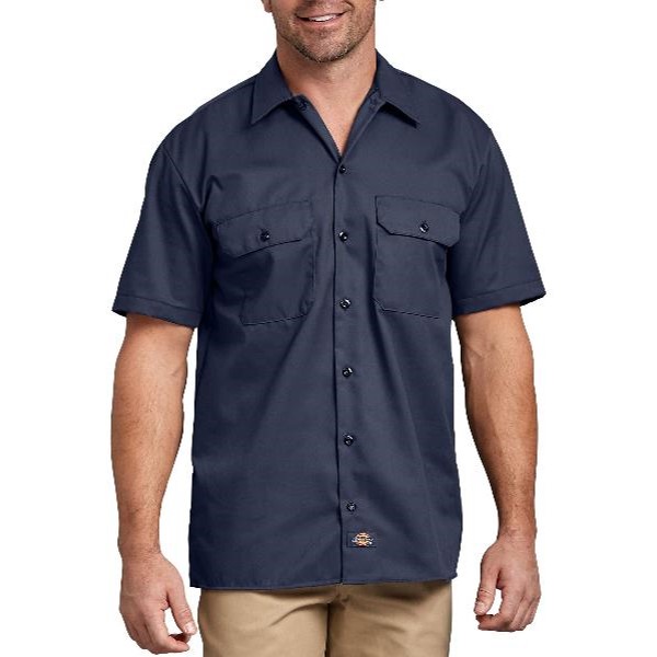 Dickies: Short Sleeve Work Shirt (Navy Blue)