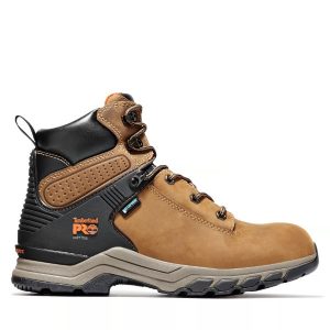 Timberland PRO: Men's Hypercharge 6" Soft Toe Work Boots (Brown Distressed Full-Grain)