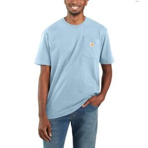 Carhartt: Loose Fit Heavyweight Short-Sleeve Pocket T-Shirt (Tourmaline Heather)
