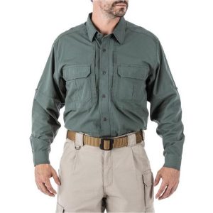 5.11 Tactical: Men's Long Sleeve Cotton Shirt (OD Green)