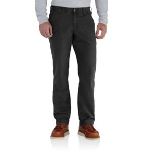 Carhartt: Rugged Flex® Relaxed Fit Canvas Work Pant (Black)