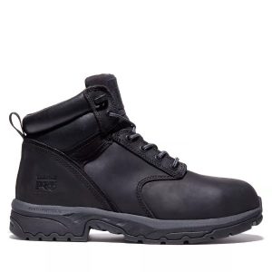 Timberland PRO: Men's Jigsaw 6" Steel Toe Work Boots (Black Full-Grain)