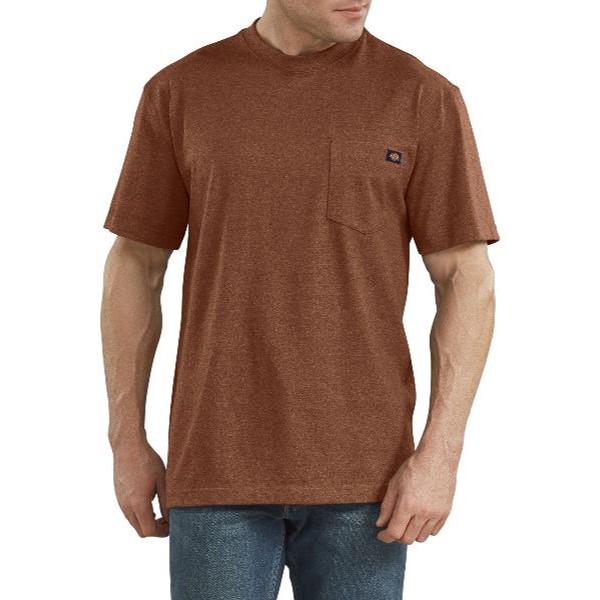 Dickies: Short Sleeve Heavyweight Heathered T-Shirt (Rustic Red Heather)