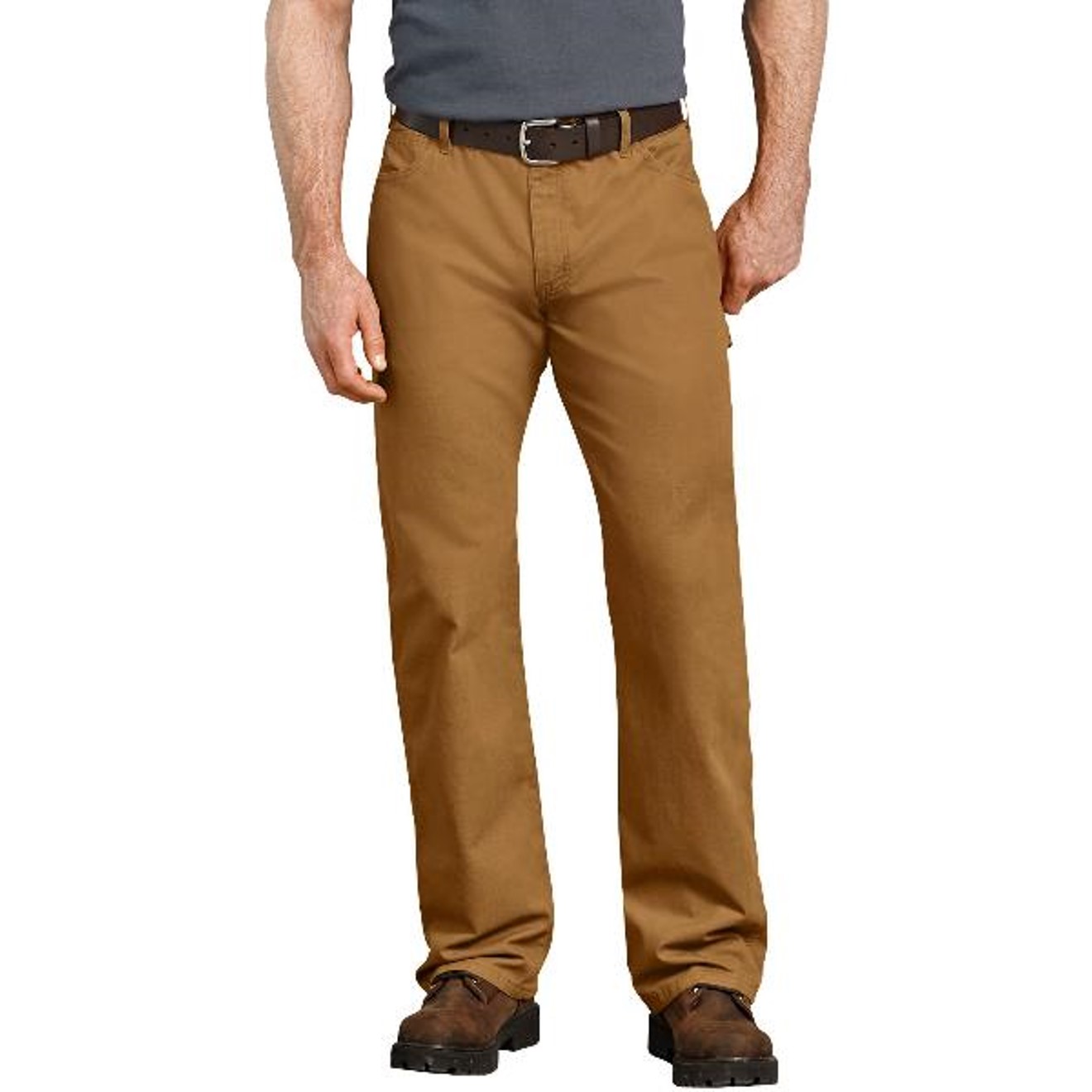 Dickies: Relaxed Fit Straight Leg Carpenter Duck Jeans (Brown Duck)