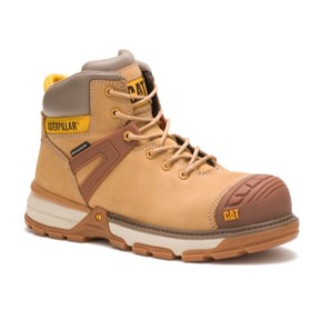 CAT Footwear: Men's Excavator Superlite Waterproof Nano Toe Work Boot (Honey Reset)