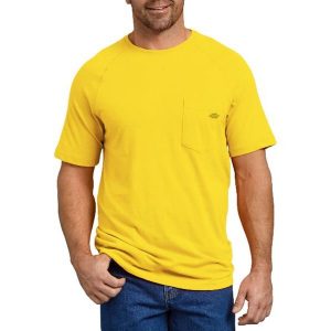 Dickies: Cooling Temp-iQ® Performance Short Sleeve Hi-Vis T-Shirt (Bright Yellow)