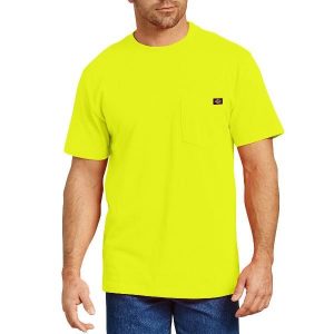 Dickies: Short Sleeve Hi-Vis Heavyweight T-Shirt (Bright Yellow)