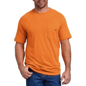Dickies: Cooling Temp-iQ® Performance Short Sleeve Hi-Vis T-Shirt (Bright Orange)
