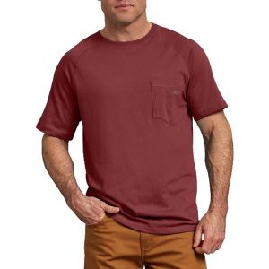Dickies: Cooling Temp-iQ® Performance Short Sleeve T-Shirt (Cane Red)