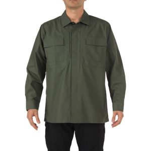 5.11 Tactical: Men's TDU® Long Sleeve Shirt (TDU Green)