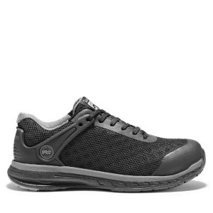 Timberland PRO: Women's Drivetrain Composite Toe Work Shoes (Black Synthetic)