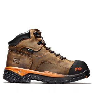 Timberland PRO: Men's Bosshog 6" Composite Toe Work Boots (Brown Full-Grain)