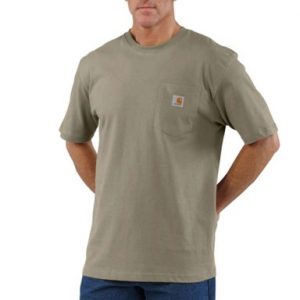 Carhartt: Loose Fit Heavyweight Short-Sleeve Pocket T-Shirt (Desert)