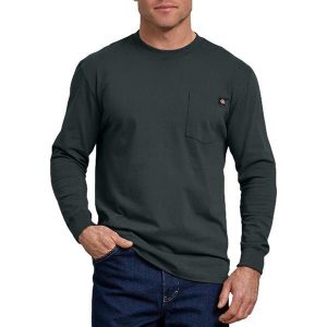 Dickies: Long Sleeve Heavyweight Crew Neck T-Shirt (Hunter Green)